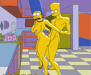 bustilda Bart together with Marge..