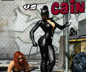 mrbunnyart Kaïn vs catwoman